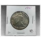 1941 WALKING LIBERTY HALF DOLLAR
