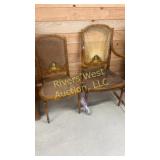 Set of two antique chairs