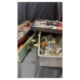 Two toolboxes full of tools including sockets,