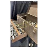 Kennedy toolbox filled with sockets and wrenches