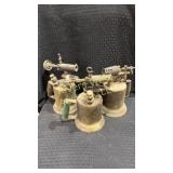 Set of three antique blow torches