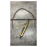 Chatillon 500 lbs scale and chain Gambrel