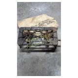 Super B. Two burner cast iron propane cook stove
