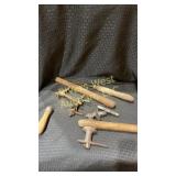 crosscut saw handles, accessories and pieces