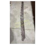 Antique two man cross cut saw (broken) 56ï¿½ long