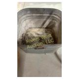 Large tin wash bin 21x20x11ï¿½