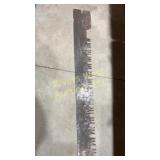 Antique mechanical buck saw blade 5 ft long