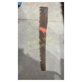 Antique crosscut saw 4ft long