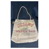 Vintage Desert canvas water bag