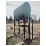 250 Gal Farm fuel tank and stand