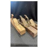 Three antique Block wood planes