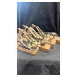 Four antique block planes