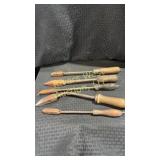 Antique hand forged soldering irons