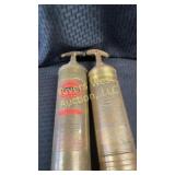 Two Vintage Fire extinguishers