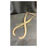 Antique ice block or hand firewood tongs 17ï¿½ long