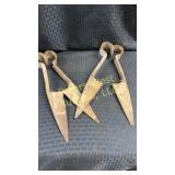 Two pairs of antique sheep sheers