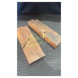 Two antique molding plane base?