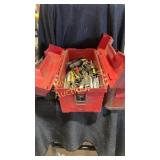 Two tool boxes filled with tools