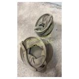 Two canvas water bags/ tool bags?