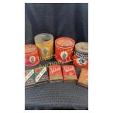 Vintage tobacco tins