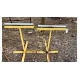 Pair of adjustable roller stands 24' wide