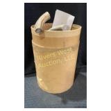 Can of antler pieces