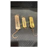 Three Vintage kitchen scales