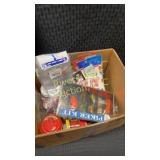 Box full of fishing tackle