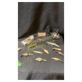 Assortment of vintage fishing lures