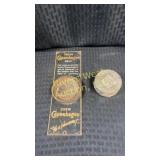 Vintage Copenhagen lid cutter, and vintage snuff