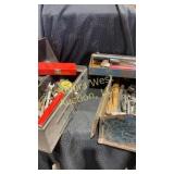 Two  tool boxes with assortment of tools