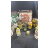 Vintage automotive tins Gas and Oil