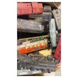 Box full of  vintage train set
