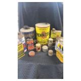 Vintage automotive tins Gas and Oil