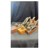 Three antique block planes