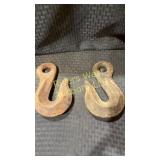 Two large 8ï¿½ hooks