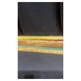 Assorted wood yard sticks