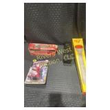 Vintage flashlights in the box and collectibles
