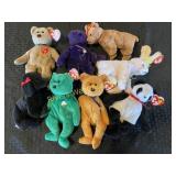 8 Collectible Beanie Babies