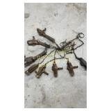 Assortment of eight different traps, including