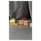 Vintage/antique ammunition boxes, blasting caps,