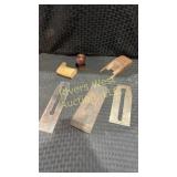 Assortment of antique plane, accessories,