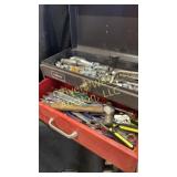 Homak Tool Box filled with tools