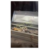 Toolbox full of assorted half-inch drive USA made
