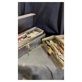 Two tool boxes and tools