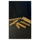Assortment of antique measuring tools