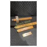 Antique Lufkin measuring tools  and one Stanley