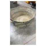 Vintage galvanized wash tub 24ï¿½