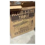 Vintage Alum-I-lite table in the box 6ï¿½x36ï¿½