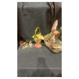 Assortment of vintage nick nacks and vases